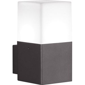 LED Tuinverlichting - Tuinlamp - Torna Hudsy - Wand - 4W - Warm Wit 3000K - Vierkant - Mat Zwart - Aluminium