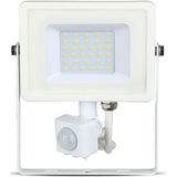 Werklamp - Bewegingssensor - Wit - Aluminium - 30 Watt - IP65