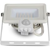 Werklamp - Bewegingssensor - Wit - Aluminium - 30 Watt - IP65