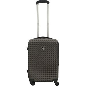 SB Travelbags Handbagage koffer 51cm 4 wielen trolley - Donker Grijs
