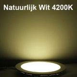 LED Downlight Slim 6 Pack - Inbouw - Dimbaar - Natuurlijk Wit 4200K - Rond - Mat Zwart - Aluminium - Ø83mm