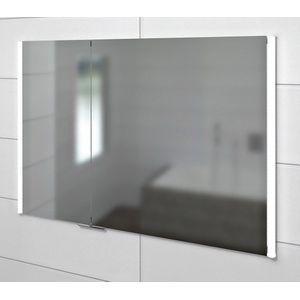 Sapho Integra inbouw spiegelkast met LED verlichting 95x70cm