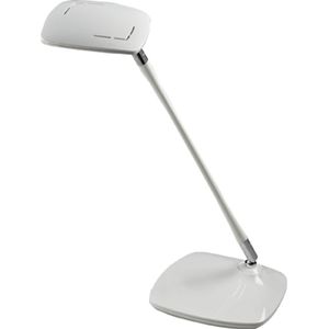 LED Bureaulamp - Aigi Polanor - 5W - Aanpasbare Kleur - Dimbaar - Glans Wit