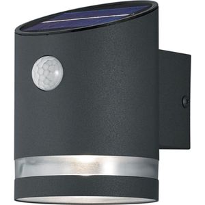 LED Wandlampe - Wandleuchte - Trion Salty - 3W - Warmweiß 3000K - Rechteckig - Mattschwarz - RVS