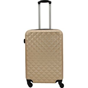 SB Travelbags 'Expandable' bagage koffer 65cm- Champagne