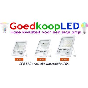 RGB LED floodlight / schijnwerper 50W