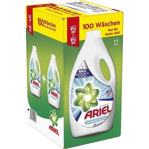 2 x Ariel Universeel Wit Vloeibaar Wasmiddel 100 wasbeurten
