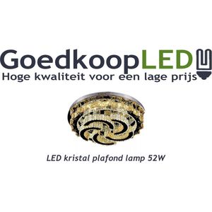 LED kristal plafond lamp 52W