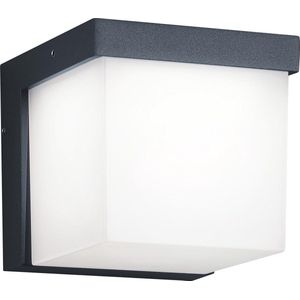LED Tuinverlichting - Tuinlamp - Torna Yanely - Wand - 3W - Mat Antraciet - Aluminium