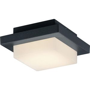 LED Tuinverlichting - Tuinlamp Plafond - Torna Hando - 3W - Mat Antraciet - Aluminium