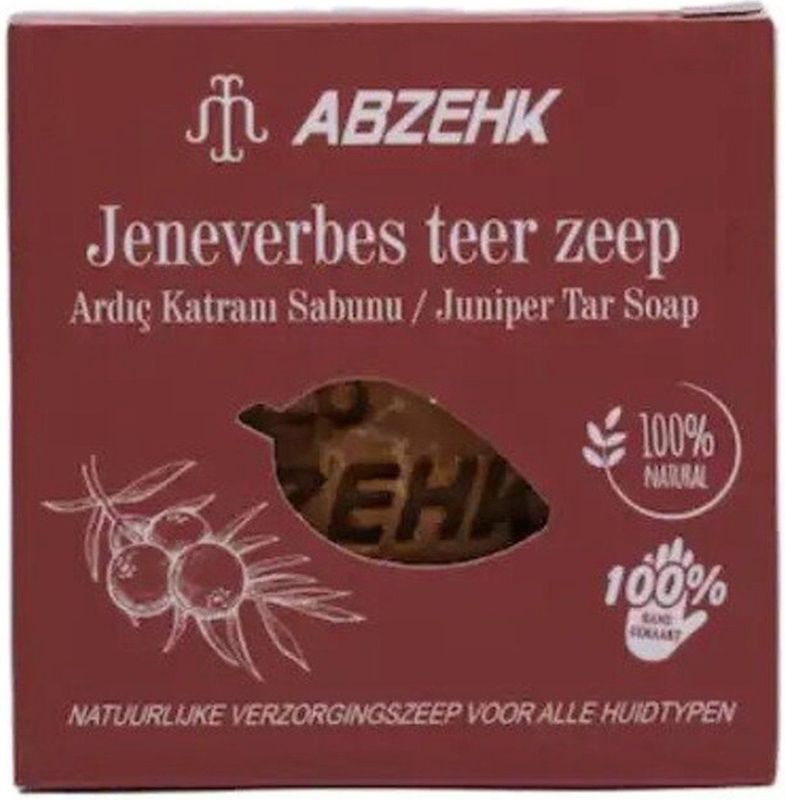 Juniper - Jeneverbes Teer Zeep - Handgemaakt - Vegan - 100g