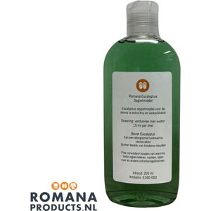 Romana Products Sauna Opgietmiddel - Verfrissende Saunageur - Sauna Geuren - Eucalyptus 250ml