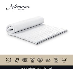 Nirwana Topdekmatras - Traagschuim Nasa Platinum Visco 150x190x7