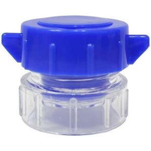 Tablettenverbrijzelaar met voorraadsvak in deksel