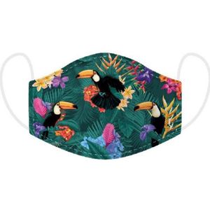 Mondkapje toekan in de jungle