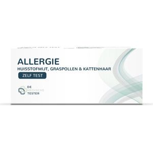 De Medische Tester - Allergie Test (Huisstofmijt, Graspollen en Kattenhaar)
