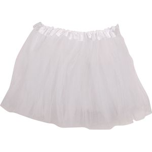 Tutu voor kinderen effen wit