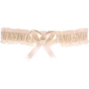 Kousenband grote maat - ivoor