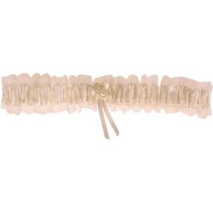 Kousenband grote maat - ivoor