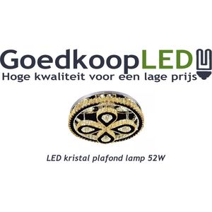 LED kristal plafond lamp 52W