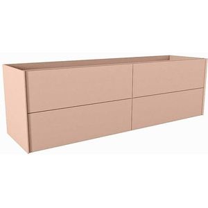 Mondiaz TENCE wastafelonderkast - 160x45x50cm - 4 lades - push to open - softclose - Rosee M37177Rosee