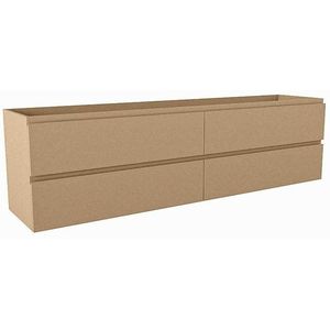 Mondiaz HAY wastafelonderkast - 180x40x50cm - 4 lades - softclose - Oro M45251Oro