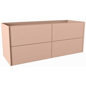 Mondiaz TENCE wastafelonderkast - 120x45x50cm - 4 lades - uitsparing rechts - push to open - softclose - Rosee M37149Rosee
