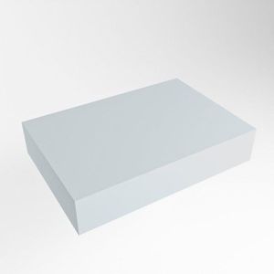 Mondiaz TOP 41 Topblad - 40x41x12cm - geschikt voor afdekplaat - Solid surface - Clay TOP41-40X12CLA