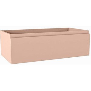 Mondiaz FOGE wastafelonderkast - 80x41x25cm - 1 lade - uitsparing midden - softclose - Rosee M44132Rosee