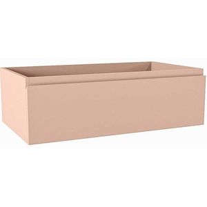 Mondiaz FOGE wastafelonderkast - 80x45x25cm - 1 lade - uitsparing midden - softclose - Rosee M44100Rosee