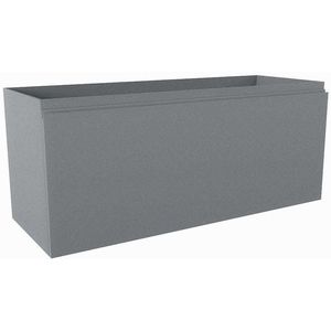 Mondiaz FLOTT wastafelonderkast - 120x45x50cm - 2 lades - softclose - Plata M41127Plata