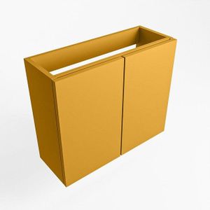 Mondiaz FOWY fonteinonderkast - 60x22x50cm - 2 deuren - push to open - softclose - Ocher FOWYTO60Och2D