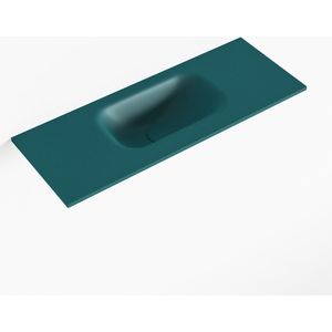 Mondiaz eden smag solid surface inleg wastafel voor toiletmeubel 60 cm. Positie wasbak midden