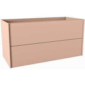 Mondiaz TENCE wastafelonderkast - 100x45x50cm - 2 lades - uitsparing rechts - push to open - softclose - Rosee M37105Rosee
