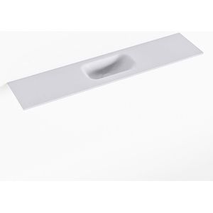 MONDIAZ EDEN Cale solid surface inleg wastafel voor toiletmeubel 100cm. Positie wasbak midden