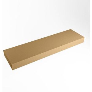 Mondiaz TOP 30 Vrijhangend Topblad - 150x30x12cm - geschikt voor waskom - Solid surface - Oro T30XM49855Oro