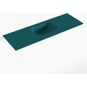Mondiaz lex smag solid surface inleg wastafel voor toiletmeubel 90 cm. Positie wasbak midden