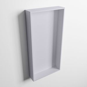 Mondiaz easy nis 59,5x29,5 cm in solid surface kleur cale | cale. 1 vak geschikt voor in- of opbouw