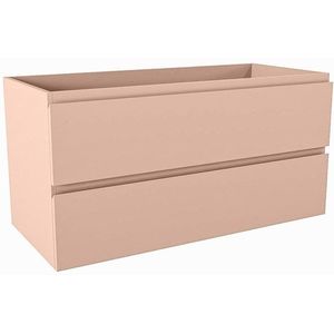 Mondiaz HAY wastafelonderkast - 100x45x50cm - 2 lades - uitsparing midden - softclose - Rosee M45102Rosee