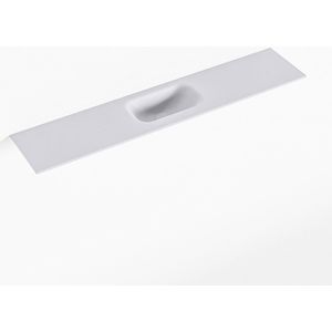 MONDIAZ EDEN Cale solid surface inleg wastafel voor toiletmeubel 110cm. Positie wasbak midden