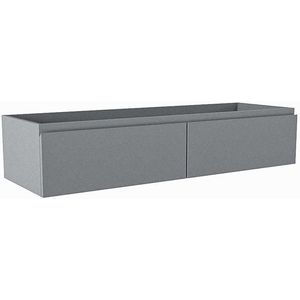 Mondiaz FOGE wastafelonderkast - 120x41x25cm - 2 lades - softclose - Plata M44236Plata