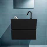 Mondiaz ada 60 cm toiletmeubel urban. Lex wastafel urban midden 1 kraangat