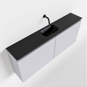 Mondiaz Ture 120cm toiletmeubel cale met wastafel urban midden geen kraangat