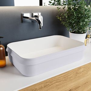 Mondiaz arvo waskom solid surface 55 cm kleur cale /talc