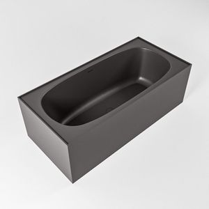 Vrijstaand Bad MONDIAZ FREEZE 180x85cm Kleur Dark Grey / Dark Grey