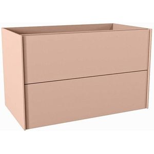Mondiaz TENCE wastafelonderkast - 80x45x50cm - 2 lades - push to open - softclose - Rosee M37165Rosee