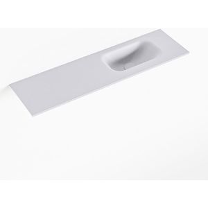 MONDIAZ EDEN Cale solid surface inleg wastafel voor toiletmeubel 80cm. Positie wasbak rechts