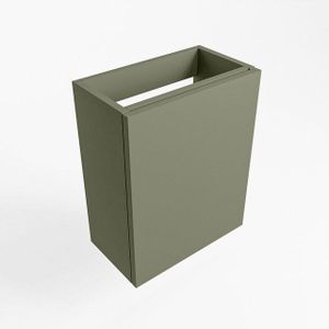 Mondiaz FOWY fonteinonderkast - 40x22x50cm - 1 deur - push to open - softclose - Army FOWYTO40Arm1D