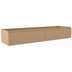 Mondiaz FOGE wastafelonderkast - 150x41x25cm - 2 lades - softclose - Oro M44251Oro