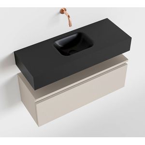 Mondiaz andor 80 cm toiletmeubel linen. Lex 80 cm wastafel urban midden geen kraangat